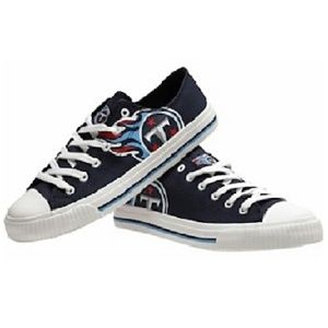 NEW! TENNESSEE TITANS LOW TOP SNEAKERS - NFL - SIZE 8 & 9 ONLY - MEN